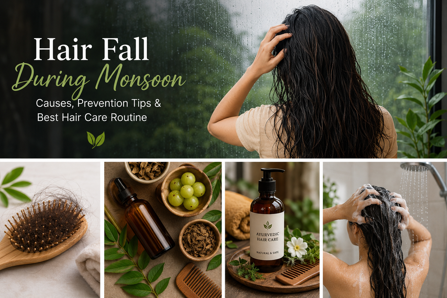 hair fall in monsoon