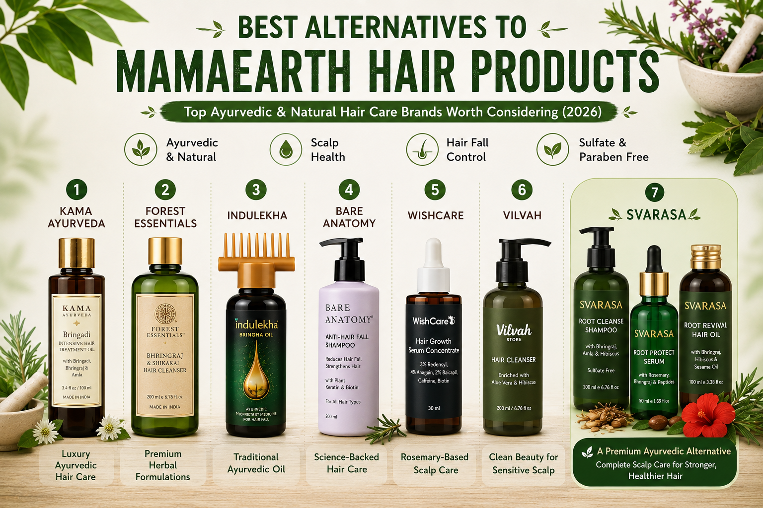 Best Alternatives to Mamaearth Hair Products (2026)