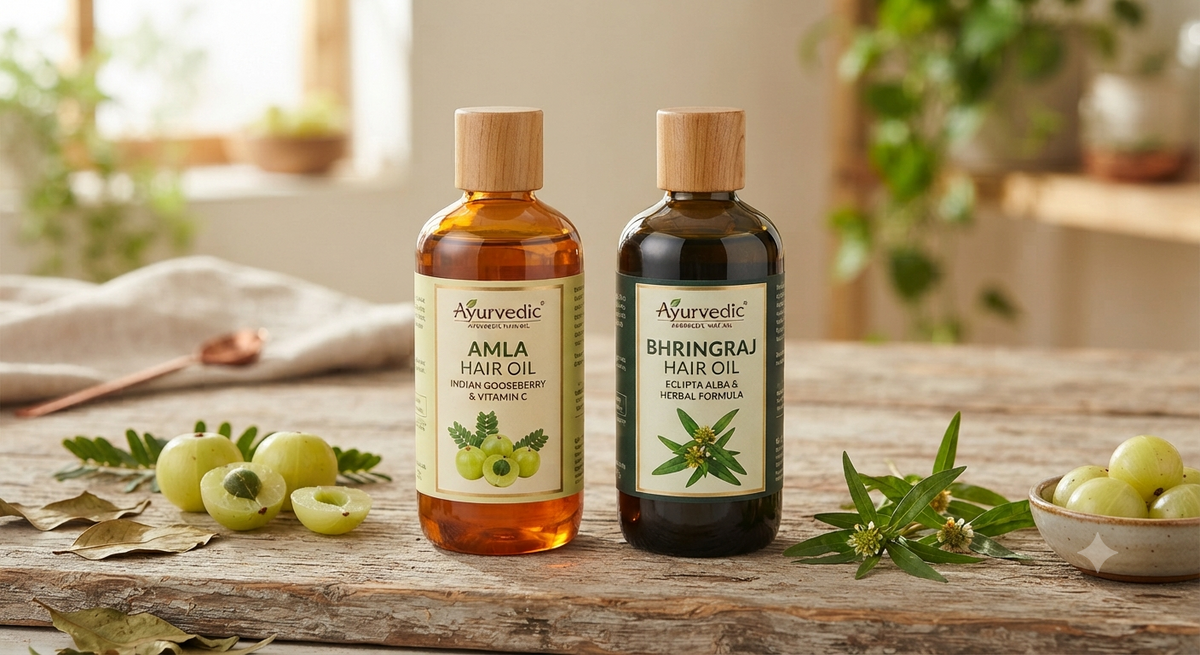 Amla Oil vs Bhringraj Oil for Hair: Which Is Better?