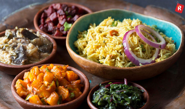 Indian high-protein vegetarian meal with iron-rich foods – Indian diet and hair fall guide”