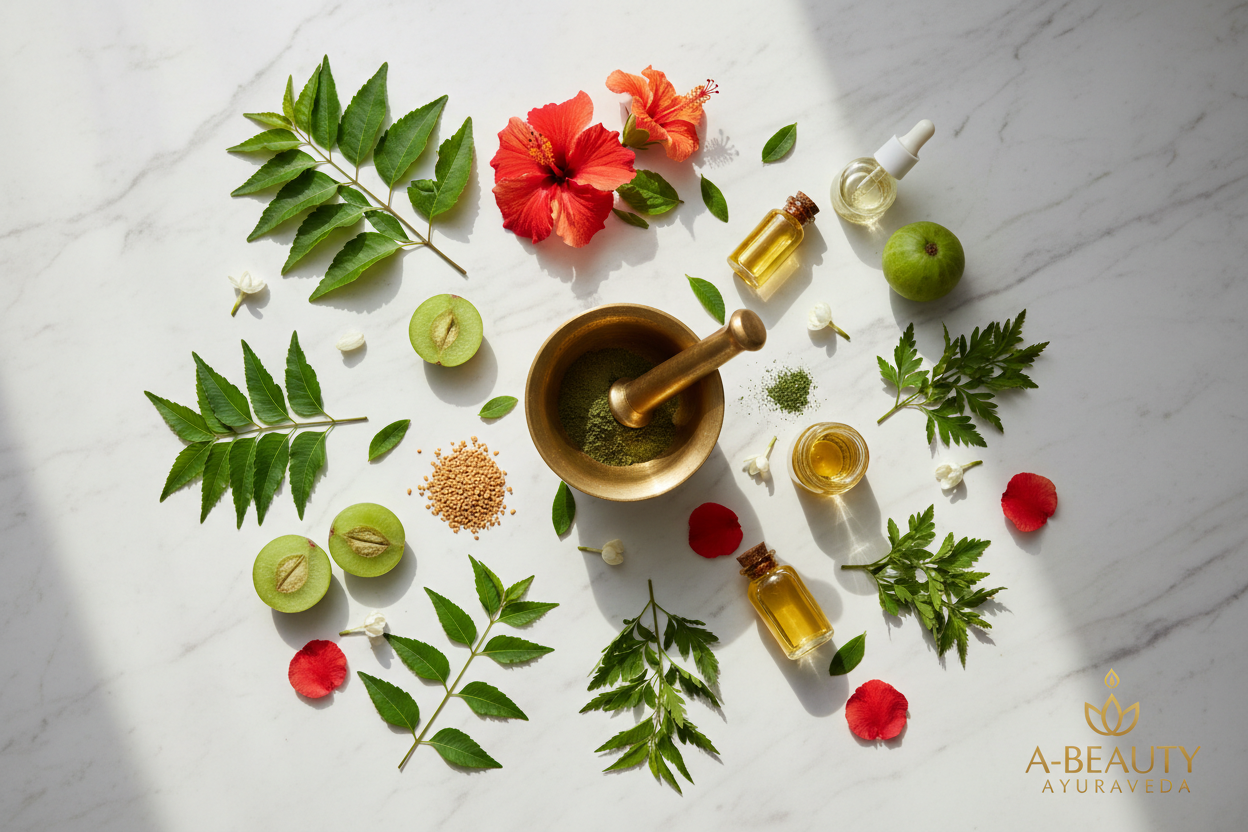 Best Herbs for Hair Growth in Ayurveda (A-Beauty Guide)