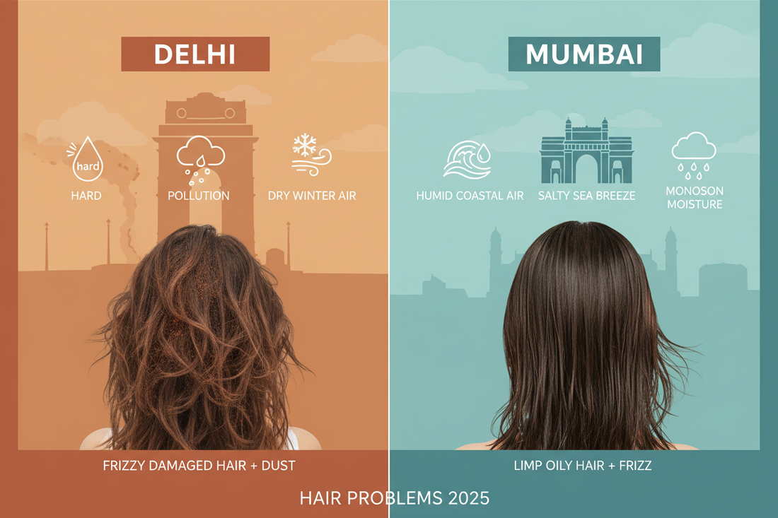 Delhi Mumbai Hair Problems Explained — Key Differences and Solutions for 2025