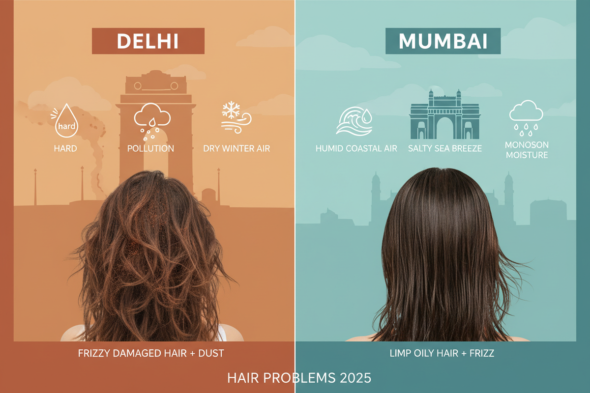 Delhi Mumbai Hair Problems Explained - Key Differences and Solutions for 2026