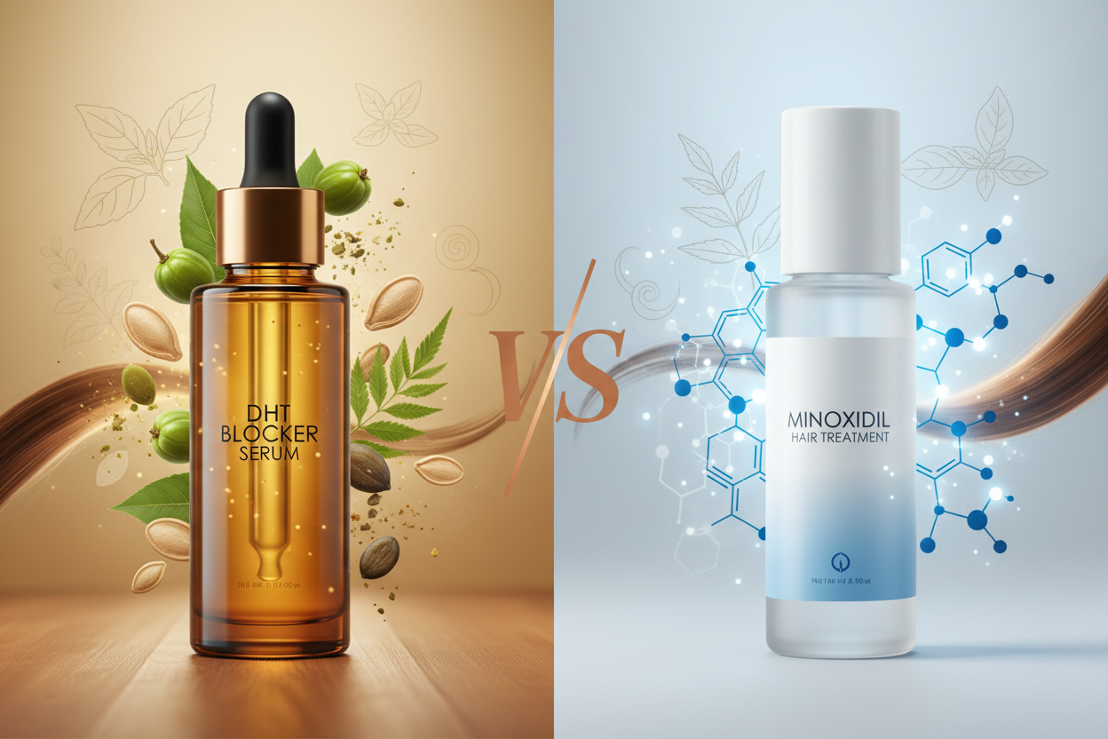 DHT Serum vs Minoxidil: Which Is Better for Hair Fall in India?