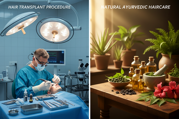 Hair Transplant vs Natural Haircare
