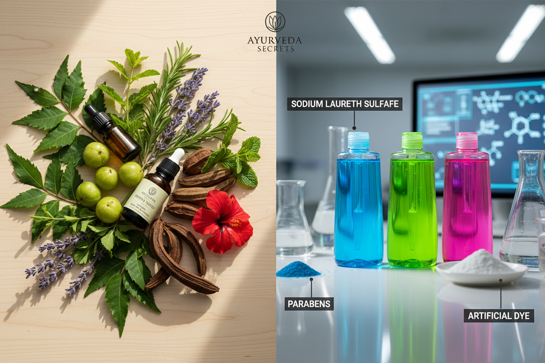 Herbal vs Chemical Shampoos