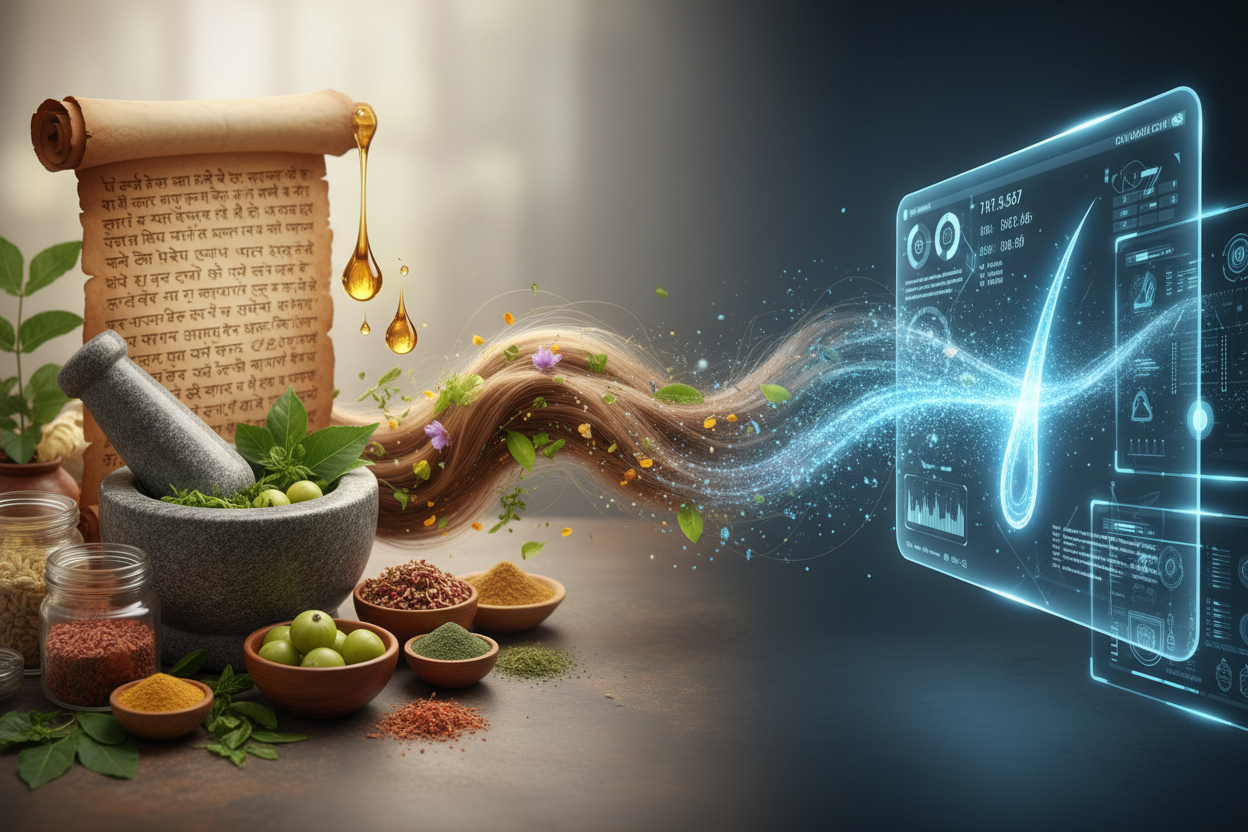 How Ayurveda and AI Hair Care Are Revolutionizing the Future of Hair Health