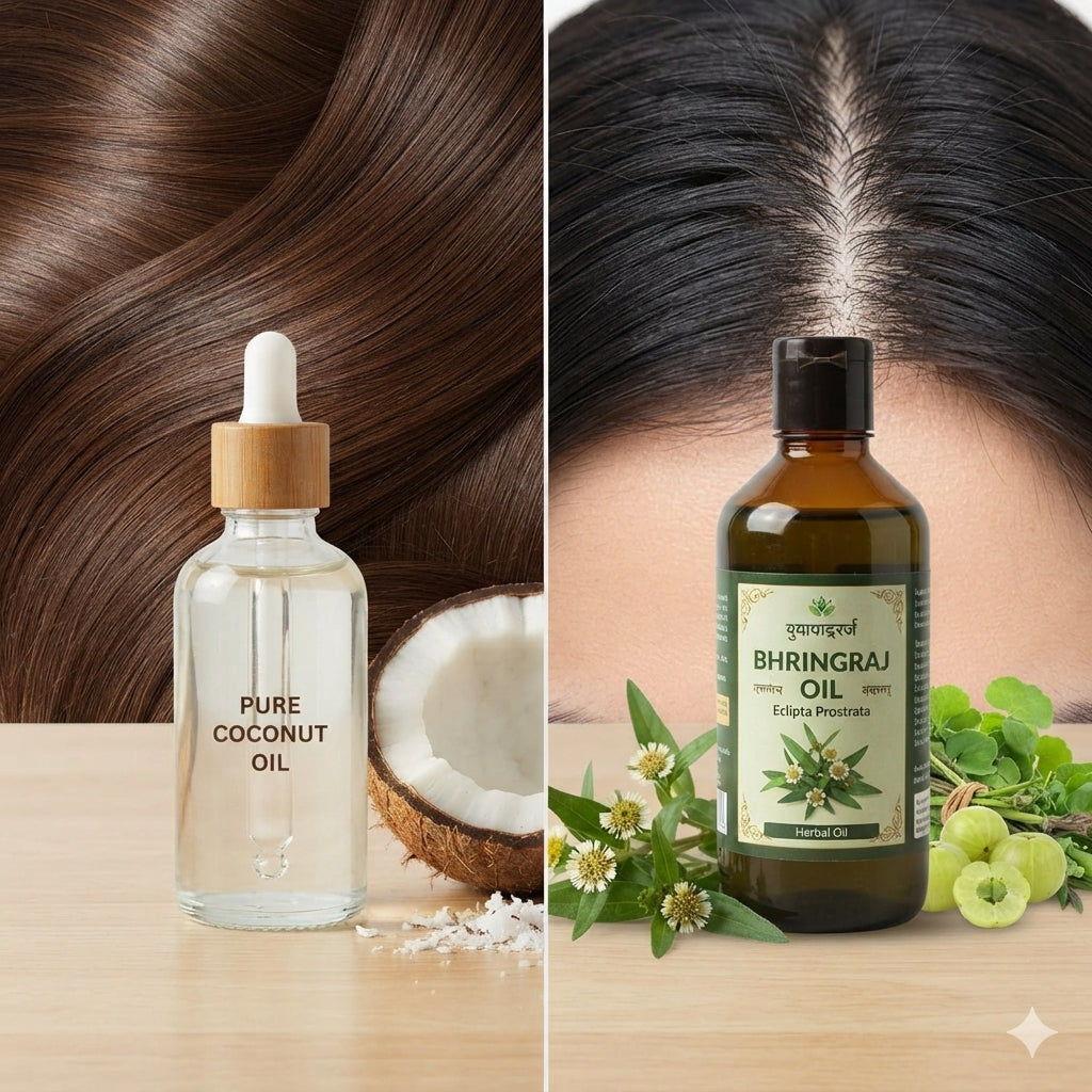 Coconut Oil vs Bhringraj Oil for Hair: Which Is Better?