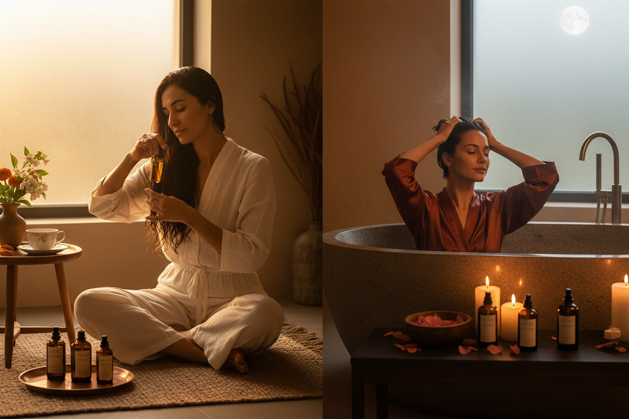 Morning or Night? Best Time to Oil Your Hair | SVARASA Herbal Hair Ritual Explained