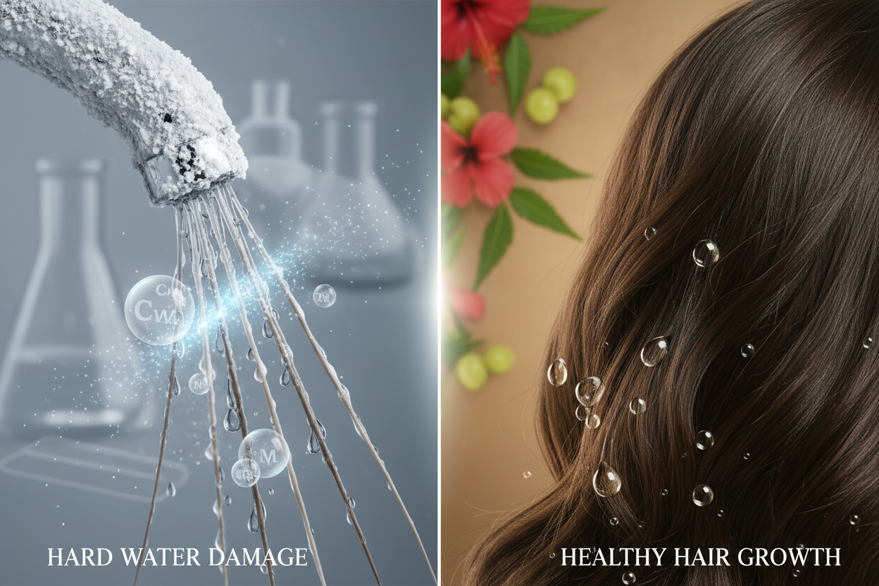 The Mineral Matrix: Is Your Water Throttling Your Hair Growth?