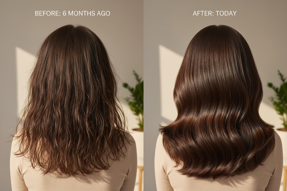 What Changes After 6 Months of Preventive Hair Care
