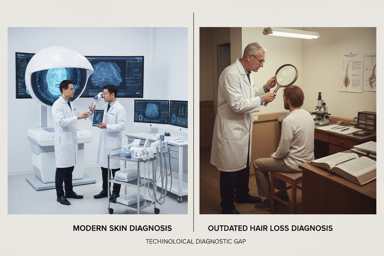 Why Hair Loss Diagnosis Is 20 Years Behind Skin Diagnosis